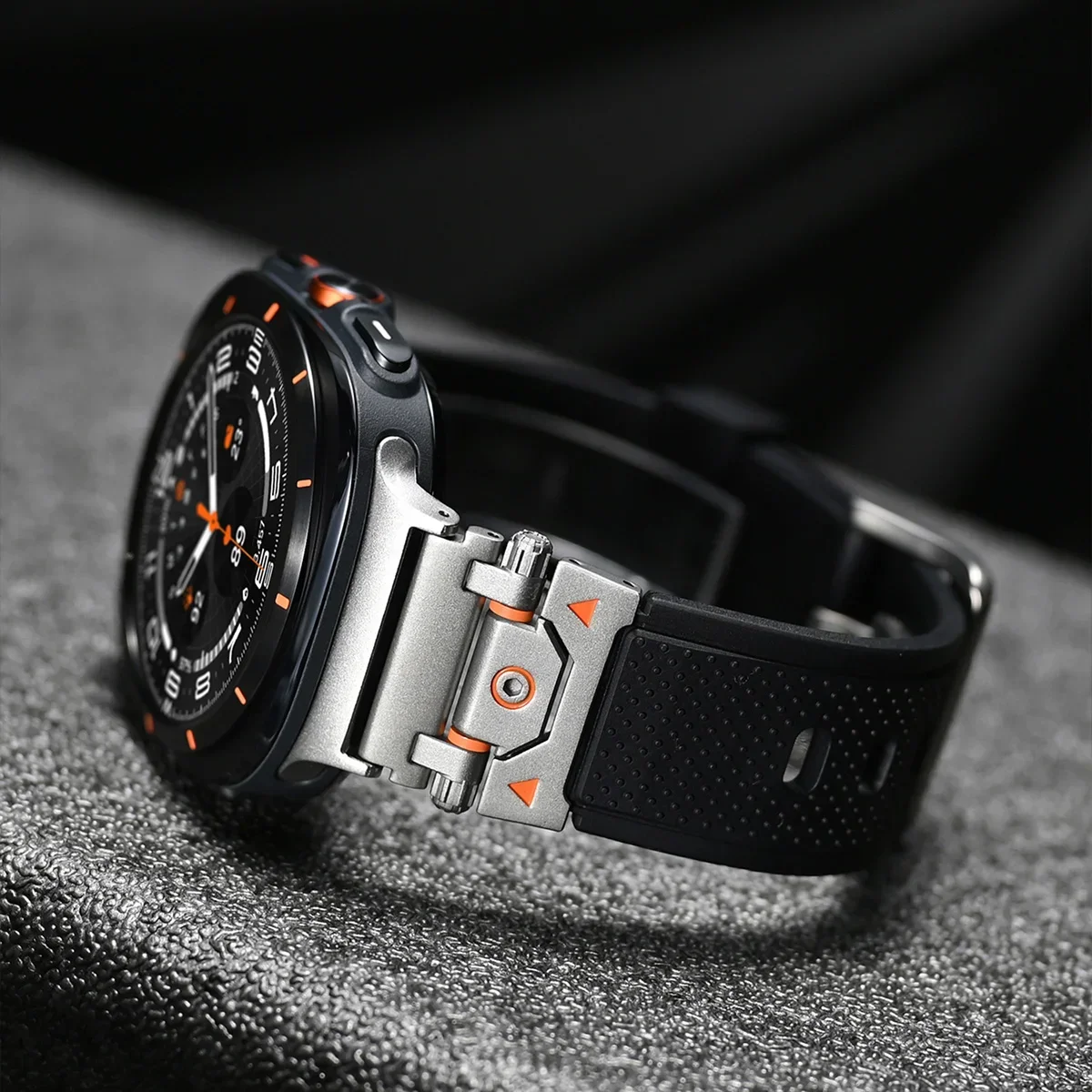 Premium No Gaps Silicone Strap for Sports Watches - Soft Rubber Wristband Bracelet