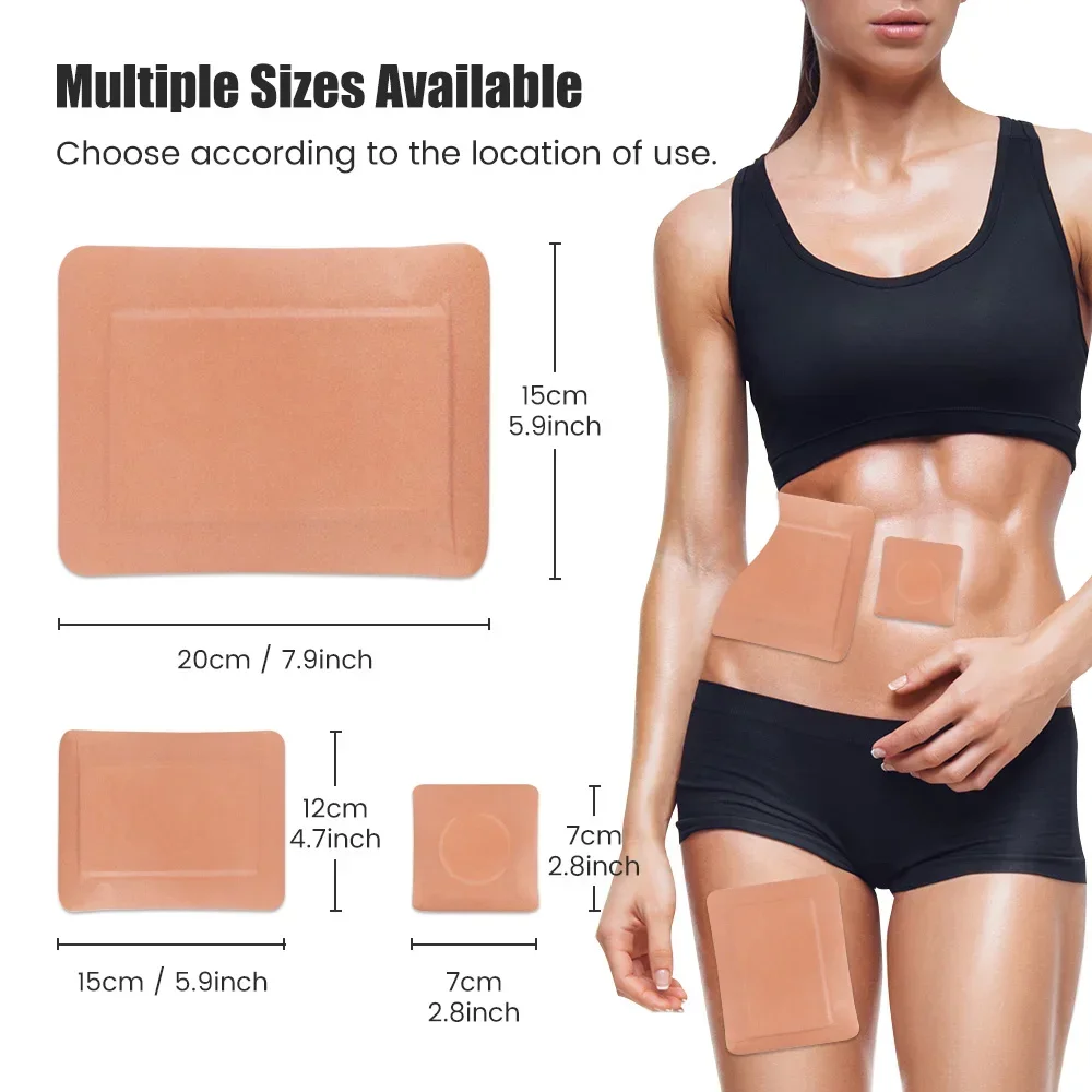 10Pcs Castor Oil Pack Wrap Castor Oil Pack Wrap Liver Organic for Abdomen Chest Leg Joint Knee Reusable Anti Leak Sleep Aid