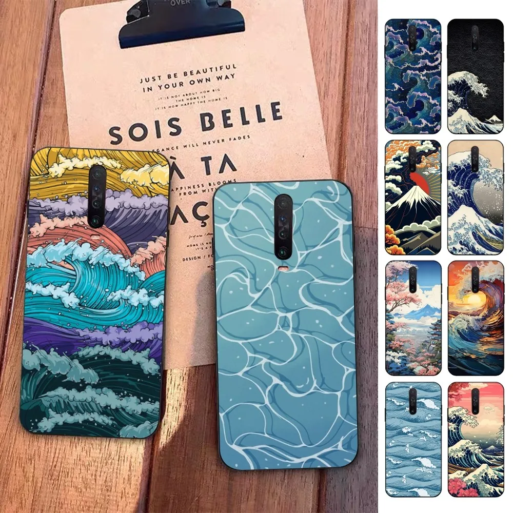 

Fashion Japan The Great Wave Of Kanagawa Phone Case For Redmi 5 6 7 8 9 10 plus pro 6 7 8 9 A GO K20 K30 K40 pro plus F3 Fundas