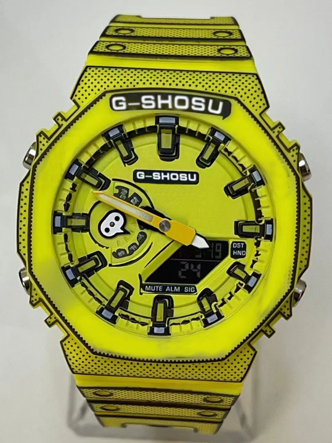 Manga Sport Electronic Unisex Watch LED Dual Display World Time Full Function Large Dial 2100 Series 4