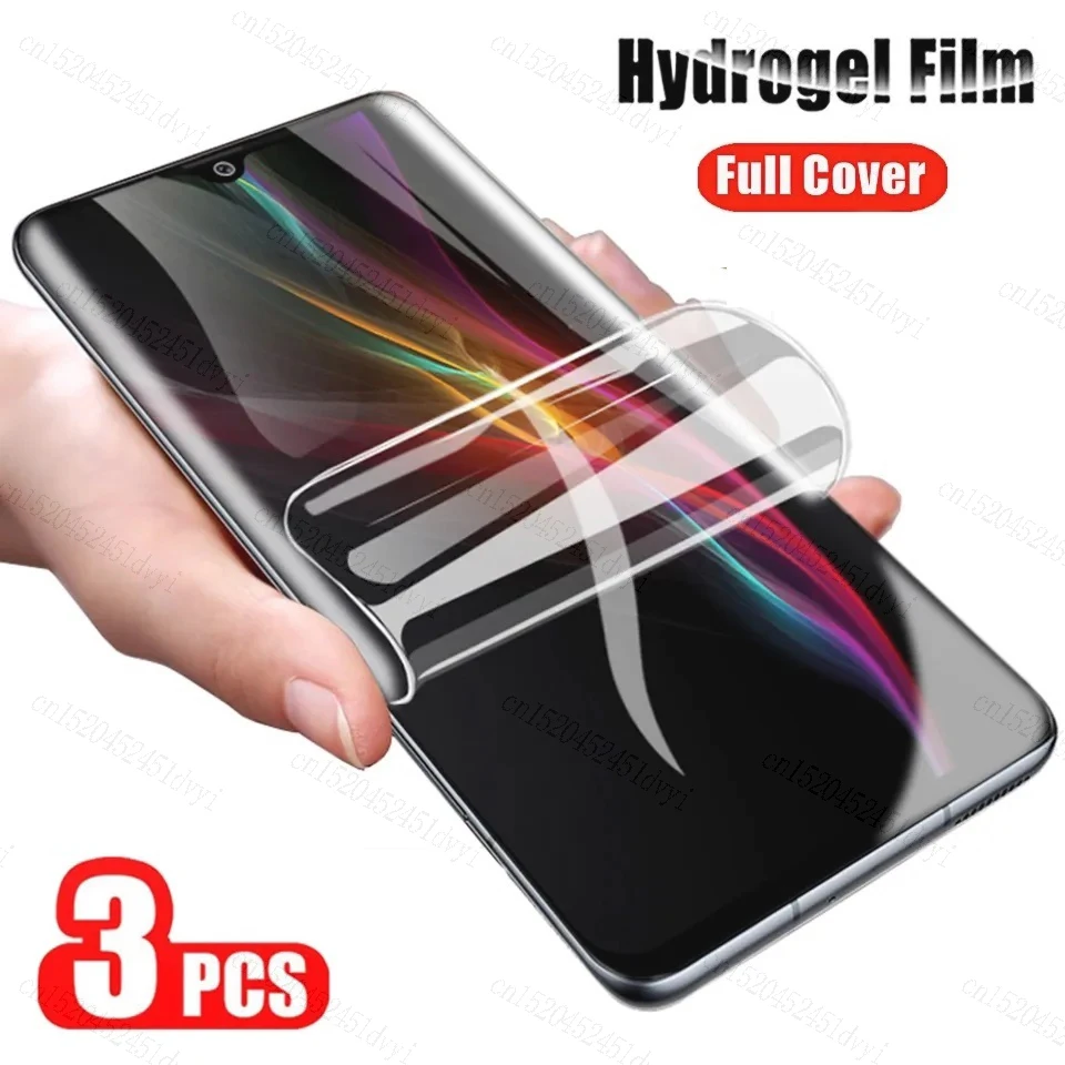 

3PCS Full Glue Hydrogel Film For Redmi K60 K60E K50i K40S Screen Protector For Redmi K60 K50 K40 Pro+ Gaming Ultra Clear Film