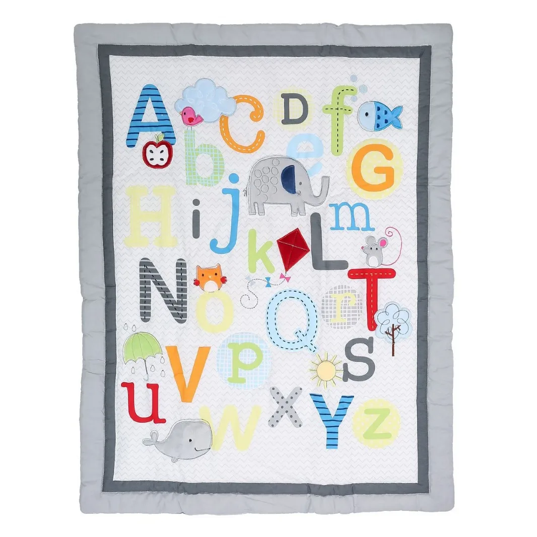 Cute and fun cartoon patchwork blanket for infants and young children, size 107 * 84cm CJ266