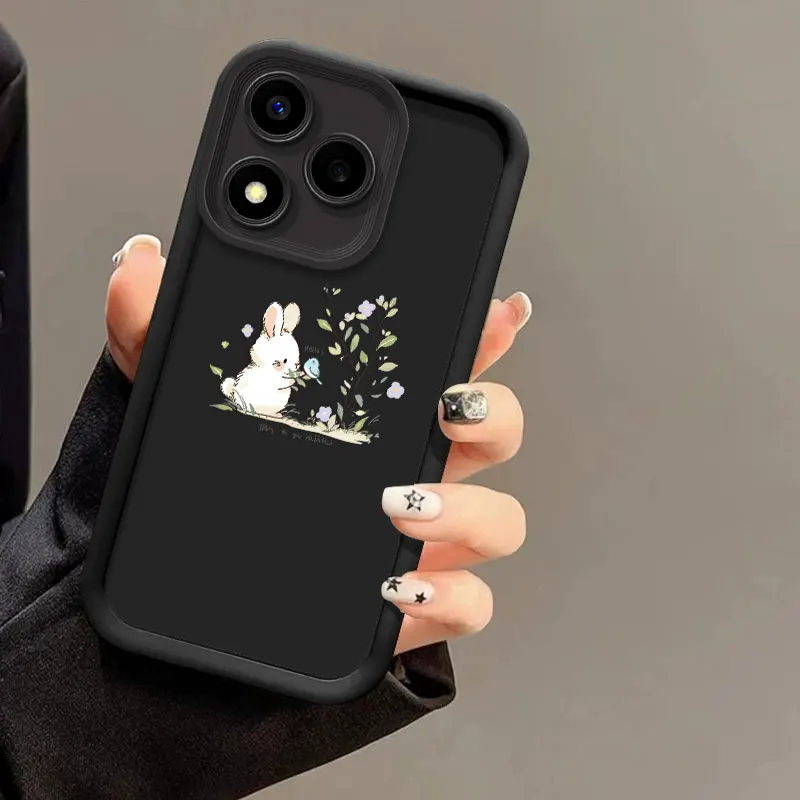 Cute Rabbit Pattern Shockproof Silicone Case – Flexible Protective Cover