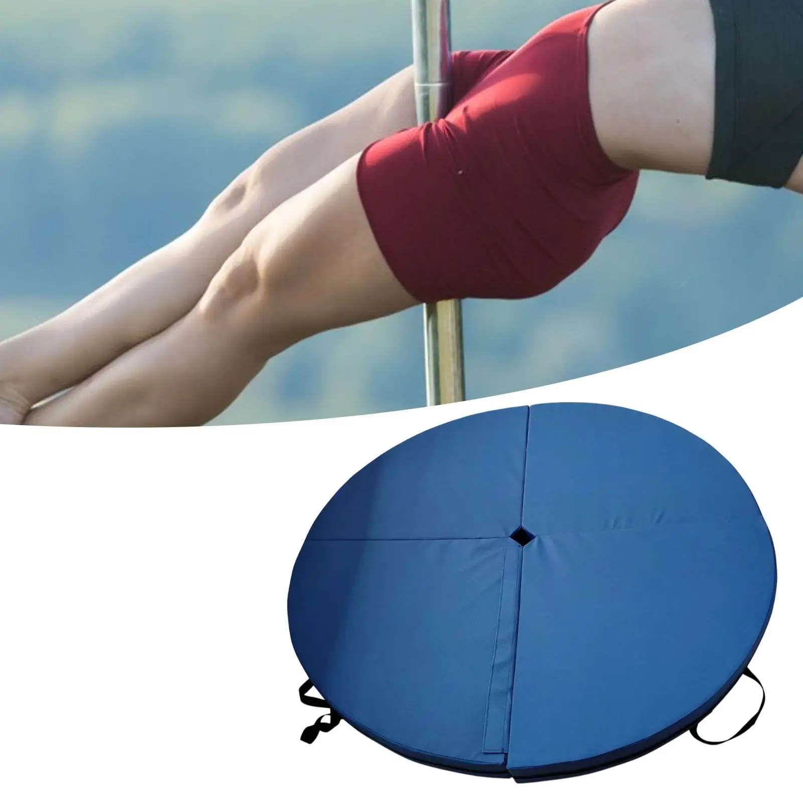 Pole Dance Mat Security Mat Lightweight Folding Padding Thickened Protection for Home Gym Exercise Pilates Dance Training Yoga