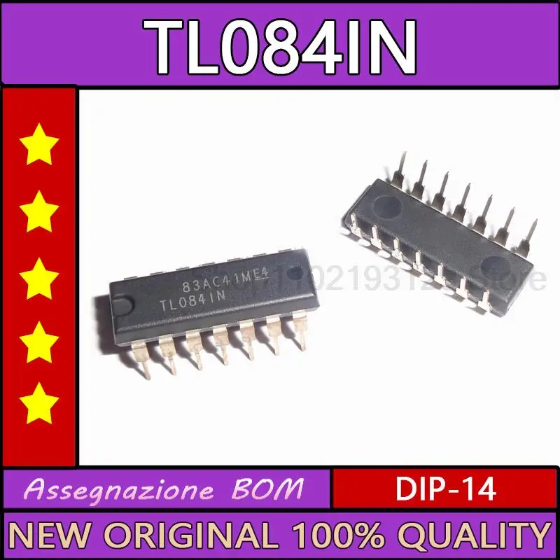 

10PCS/LOT Tl084in in-line dip-14 brand new, imported