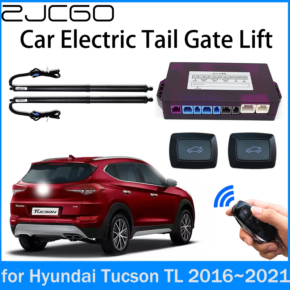 

ZJCGO Car Power Trunk Electric Suction Tailgate Intelligent Tail Gate Lift Strut for Hyundai Tucson TL 2016~2021