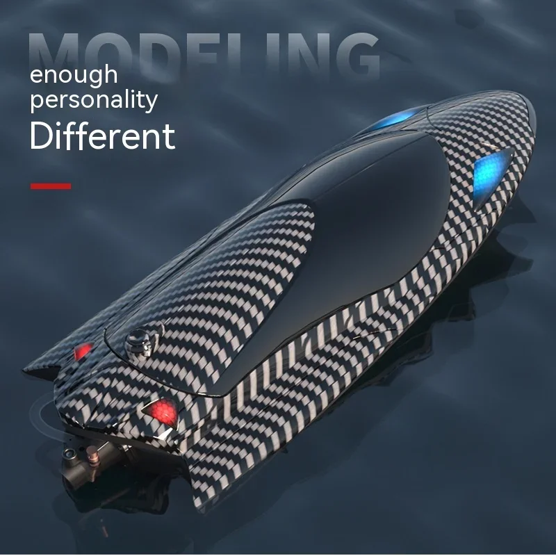 Fy011 New 2.4g Adult Children Electric Speedboat Racing Water Toy Boat High-Speed Turbojet Remote Control Boat Christmas Gift 5