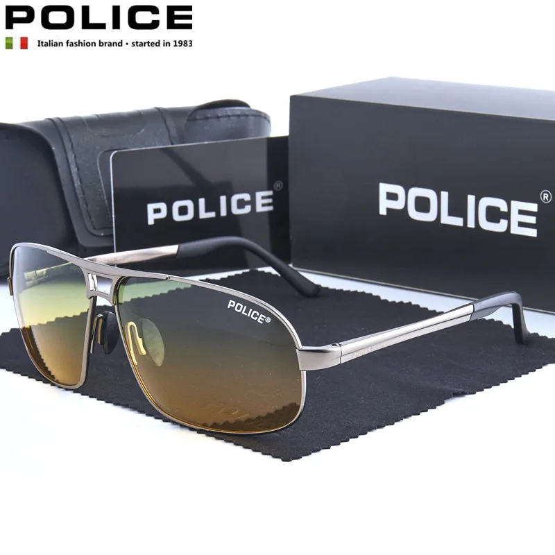 

POLICE 8542 Fashion Trends Retro 2022 Sunglasses Men Fashion Classic Brand Glasses Polaroid Aviation Driving Pilot Clout Goggles