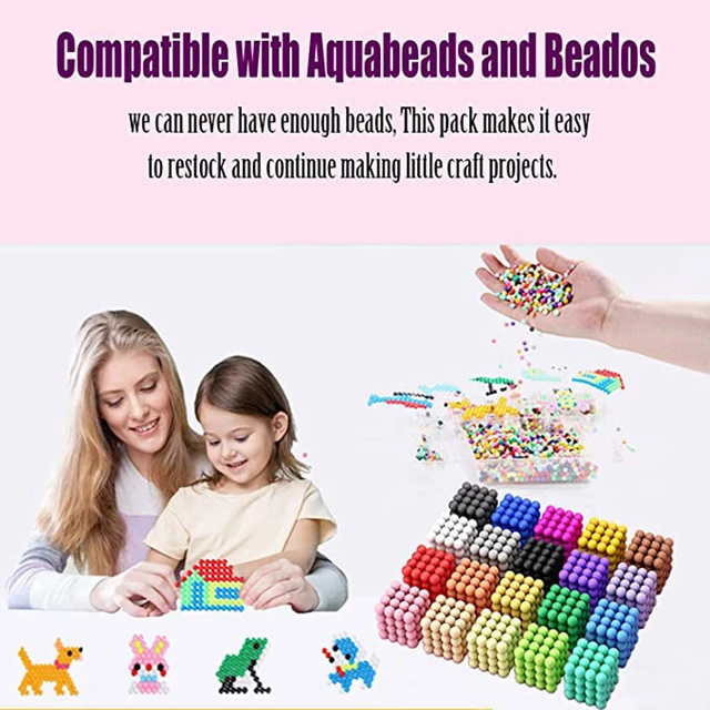 Perles de Recharge Pour Aquabeads et Beados Art Crafts Jouets Pour