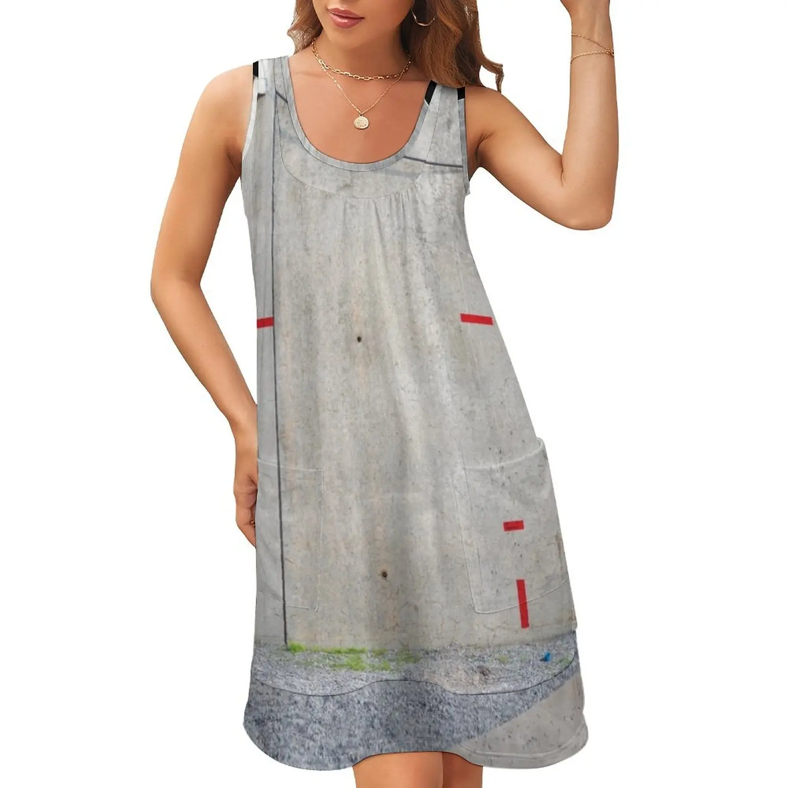 

Платье-двойка с U-образным вырезом для беременных женщин