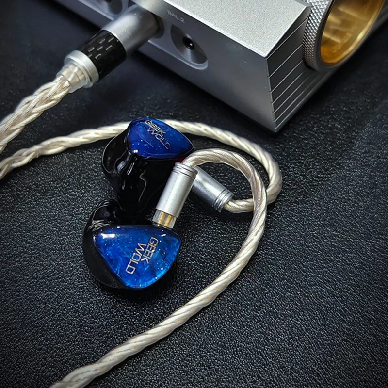 GEEKWOLD GK20 PRO 3BA + 2PZT + Planar + DD IEMs Fones de ouvido
