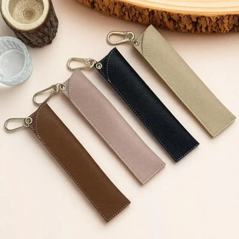 Astuccio in Pelle per Matite 1 Pezzo, Portapenne Kawaii per Studenti e Bambini - immagine 3