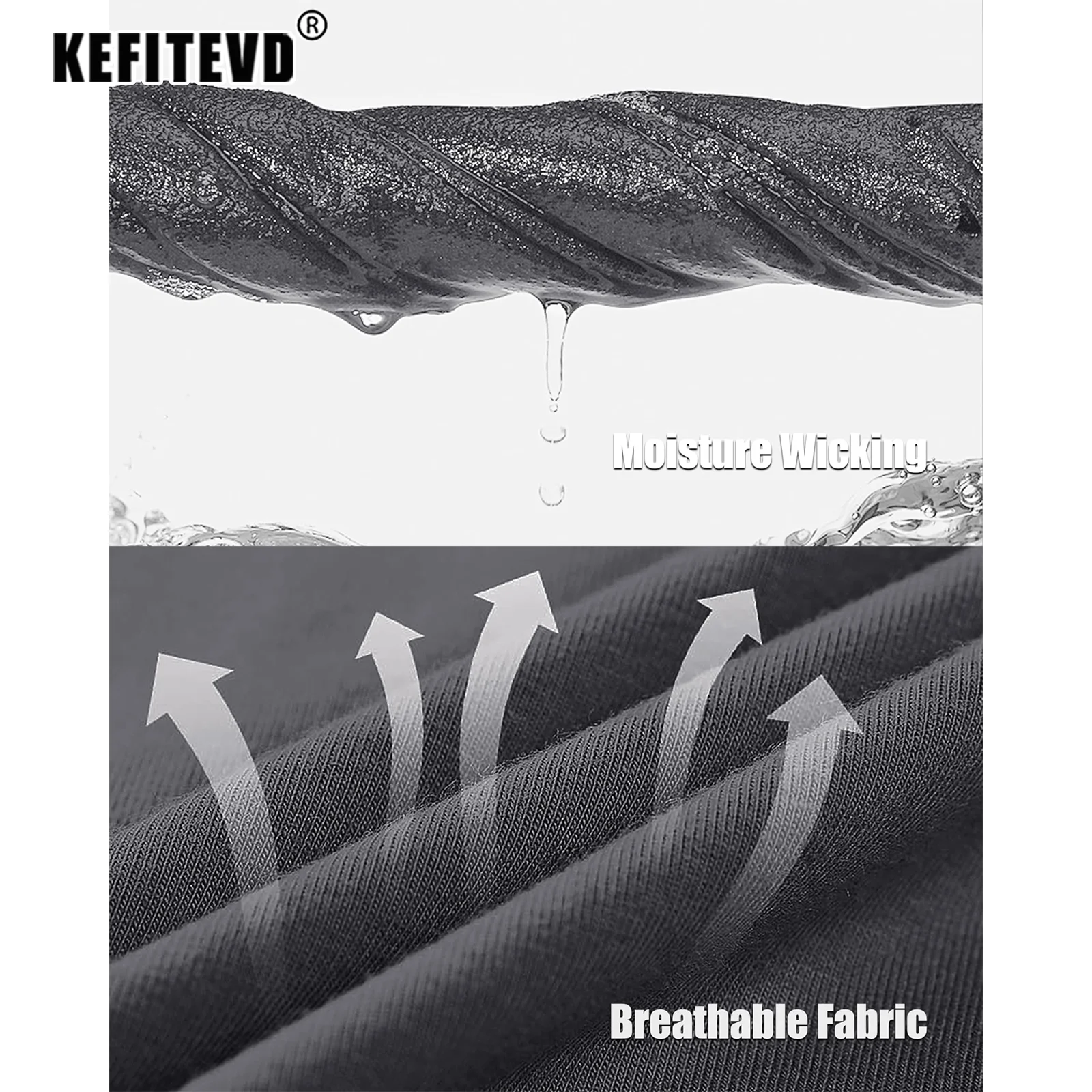 KEFITEVD Hiking Short Sleeve T-Shirts Breathable Moisture-Wicking Quick Dry Short Sleeve T Shirts 1/4 Zipper Hunting Camping Top