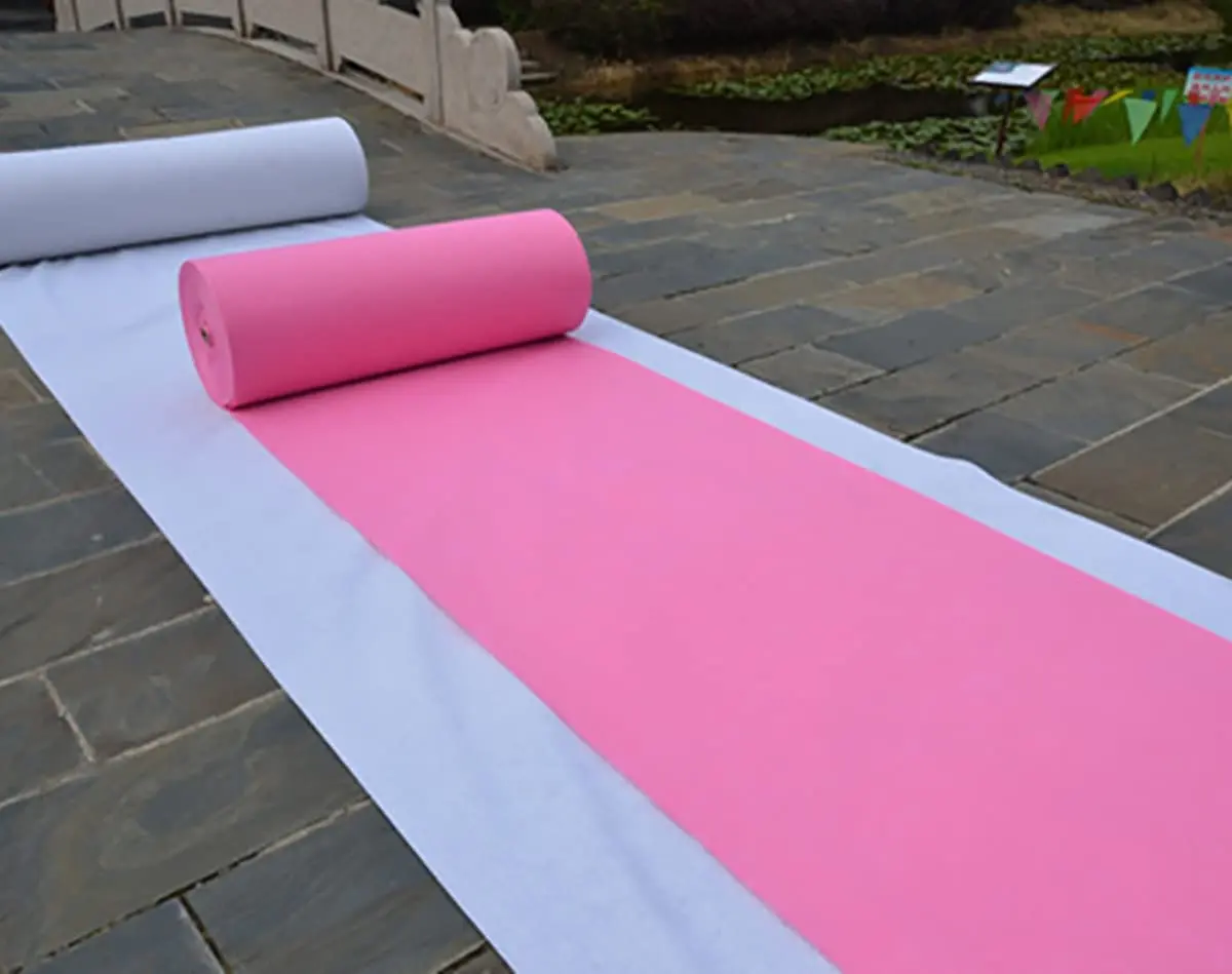 Wedding Carpet Pink Wedding Carpet Hotel Runway Carpet Party Aisle Proposal Ceremony
