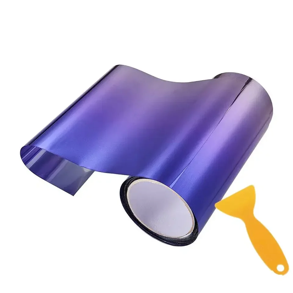 Nuova pellicola parasole per auto resistente all'acqua con raschietto parabrezza anteriore in PVC striscia estensibile visiera parasole 20 cm x 150 cm  34