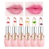 6Pcs/Box Crystal Clear Flower Jelly Lip Balm Kits Set Temperature Color Changing Lipstick Moisturizer Vitamin E Beauty Health 5