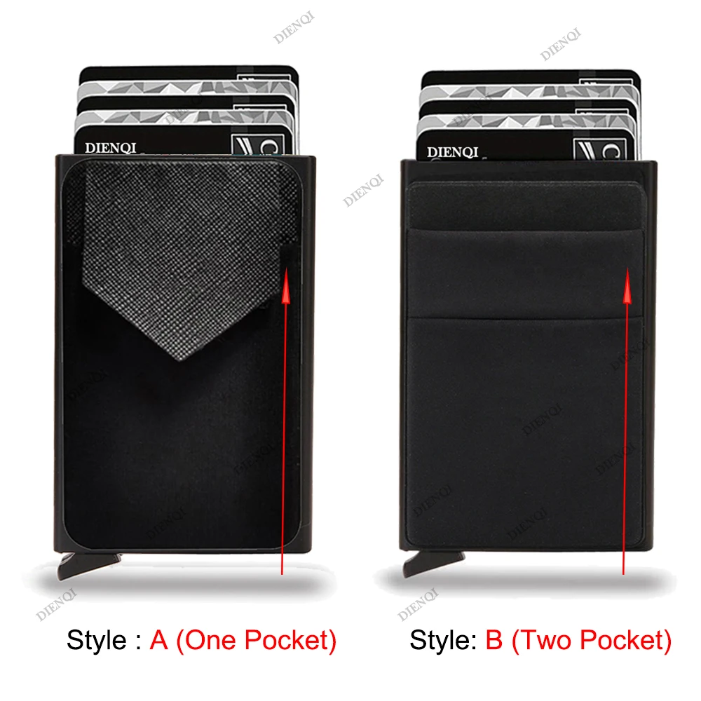 Multi Bank Credit Card Holder Men's Wallet RFID Business Anti-theft Slim Thin Wallet Men Money Card Bag Male Purses Walet Fo Men wallet card holder credit card wallet leather wallet credit card holder card holder card wallet document card wallet wallet card bag