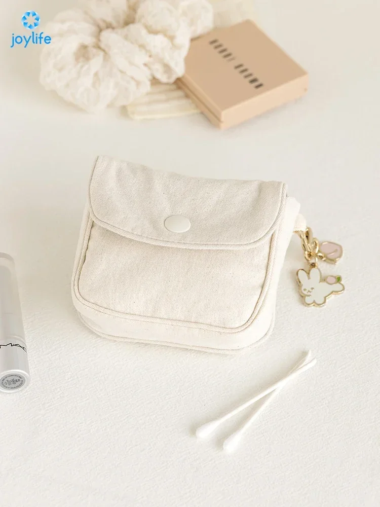 Korean Livework Simple Three-dimensional Storage Bag Portable Earphones Lipstick Cosmetic Change Clutch Bag, School Supplies