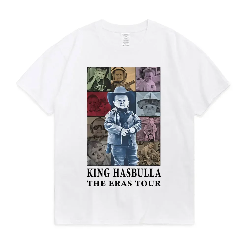 

Men Women Hasbulla Fighting T Shirt Mini Khabib Blogger T-Shirt Crew Neck Tees Male Retro Top Female Blouse Funny Graphic Tshirt