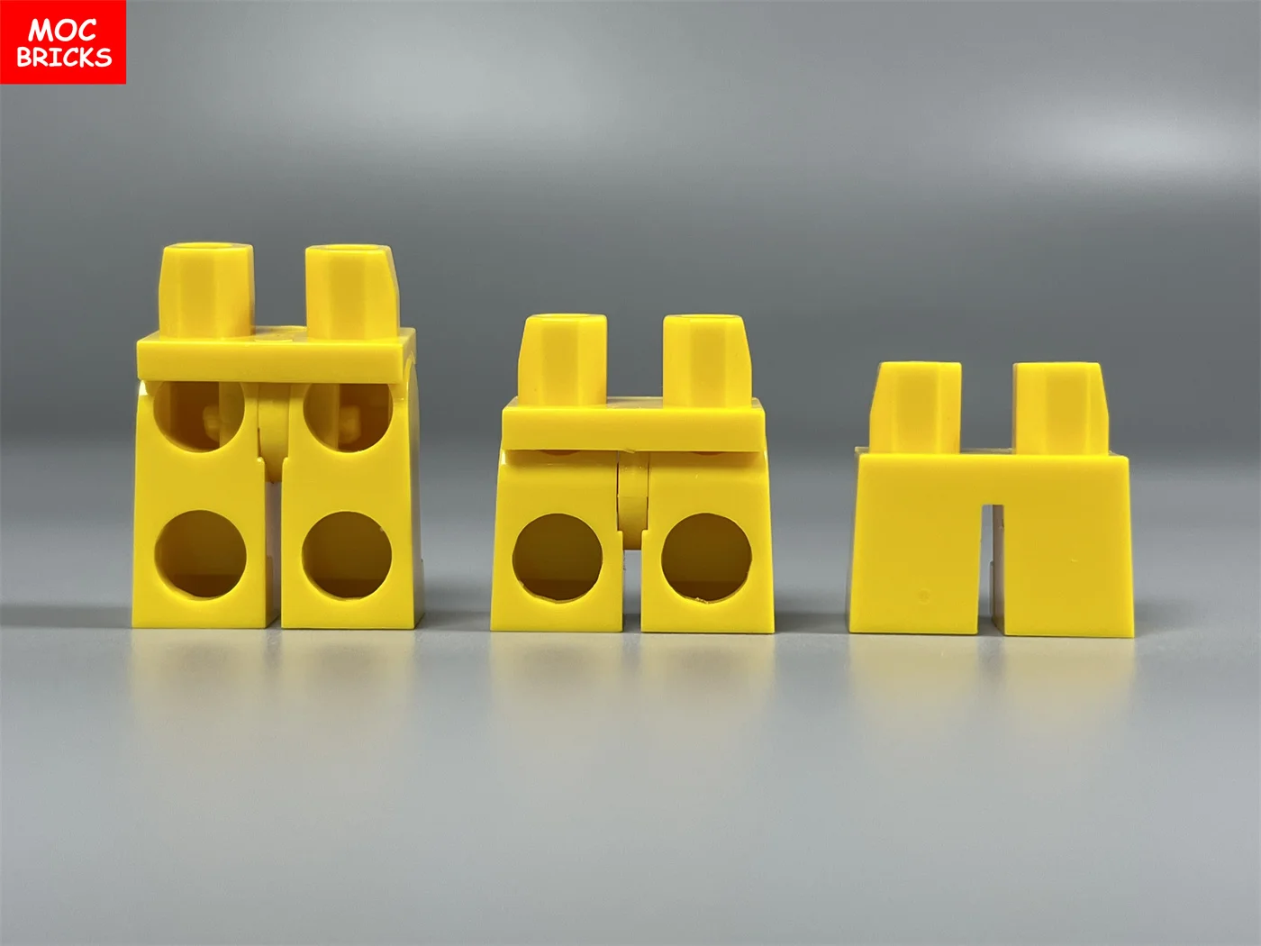 12 stücke MOC Ziegel Bewegliche Kurze Beine Für 4cm Modell Action Figure Spielzeug Kinder Pädagogisches Bausteine Zusammengebautes Spielzeug kunststoff Puppe – Detail 6