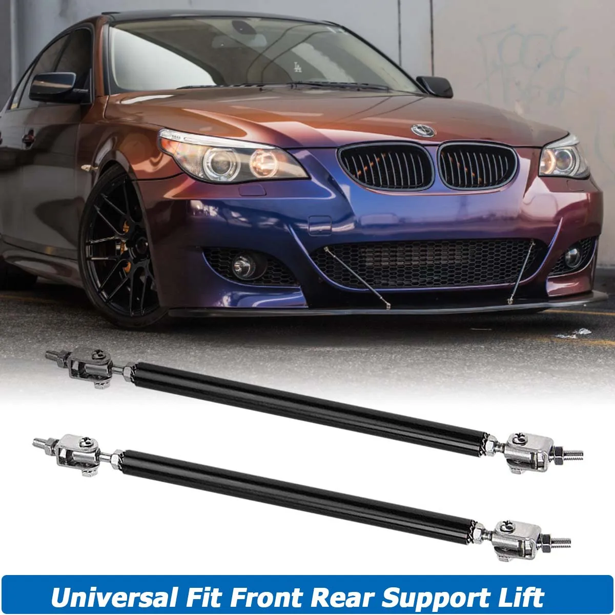 Universal Front Rear Bumper Lip Strut Rod Support Bar For BMW F10 F11