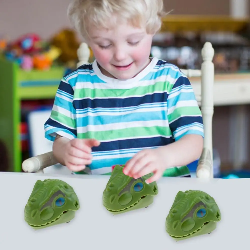 

6Pcs Dinosaur Toy Cars ABS Plastic Mini Dinosaur Toys Movable Mouth Pull Back Car Children Educational Toys Birthday Gift