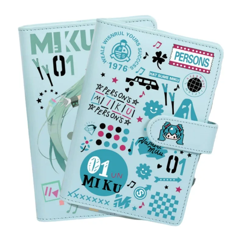 Hatsune Miku супер милые школьные принадлежности в стиле ins, блокнот U-образной магнитной пряжкой, нишевое руководство для студентов, креативная серия