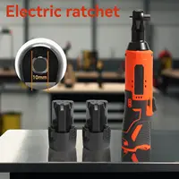 Clé à chocs électrique sans fil rechargeable 18V 60N.m, clé à cliquet à angle droit 3/8 pouce, outil électrique 6
