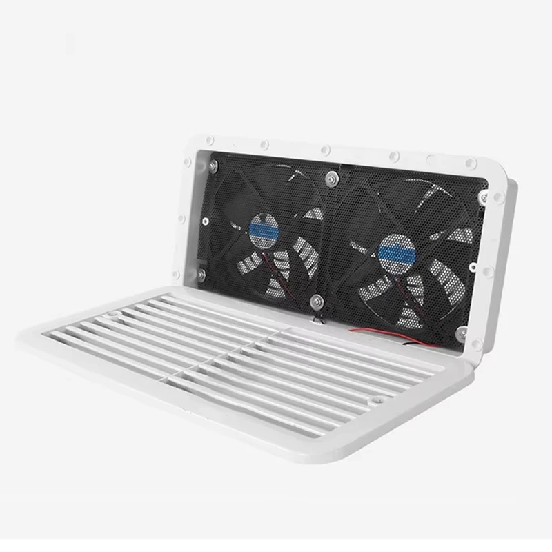 ATTWO-12V Caravan Ventilation Fan Air Vent Ventilation Cooling Exhaust Fan Waterproof RV Side Air RV Silent