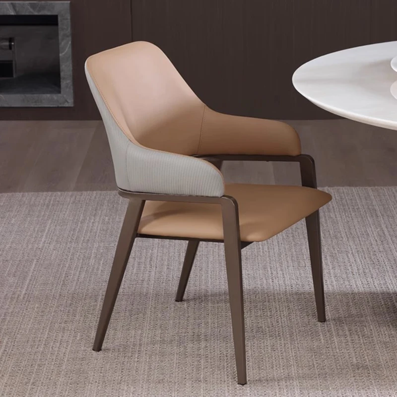 

Arm Dining Chairs Accent Kitchen Luxury Relax Hotel Bedroom Occasional Ergonomic Chair Modern Sillon Individual Home Furniture