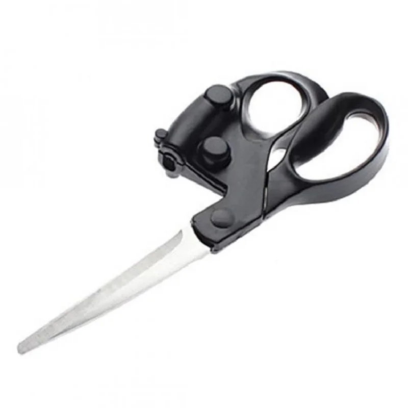 Description Picture 4 of item2024 Popular New Professional Laser Guided Scissors For home Crafts Wrapping Gifts Fabric Sewing Cut Straight Fast Scissor Shear