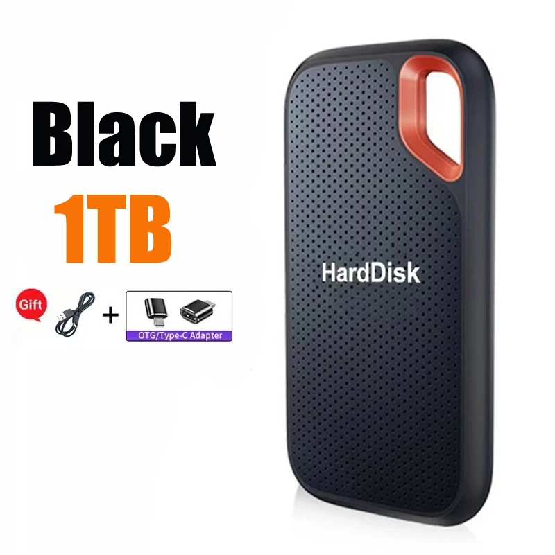 Original SSD 256TB high-speed external hard drive 1TB hard drive USB 3.1 Type-COriginal Storage Device for Laptop/mac/PC/Phone