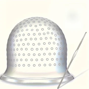 [Kit per la colorazione dei capelli] Cappello per colorazione e highlighting dei capelli con gancio, guanti per la colorazione dei capelli, kit riutilizzabile per lo styling dei capelli