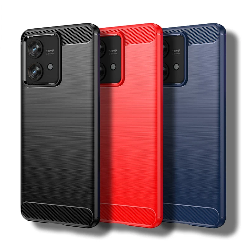 Per Motorola Edge 40 Neo Case Edge 40 Neo Cover 6.55 Pollici Paraurti In Silicone Antiurto In Fibra Di Carbonio Per Motorola Edge 40 Neo