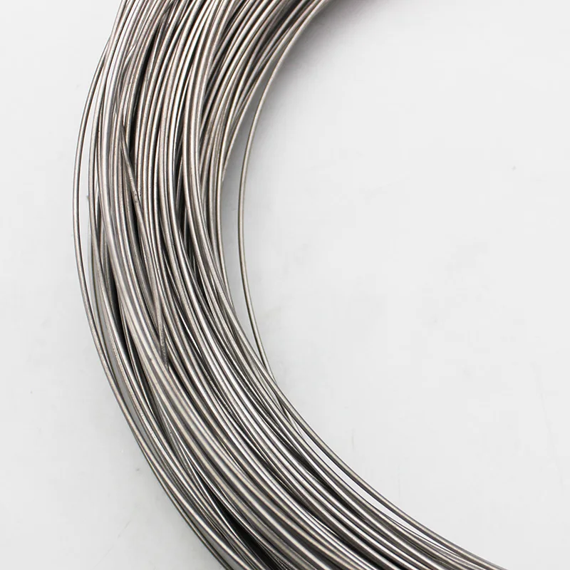 Grade 1 Pure Titanium Wire 0.1mm 0.2mm 0.3mm 0.4mm 0.5mm 0.6mm 0.8mm 0.9mm 1mm 1.2mm 1.5mm 2mm 2.5mm 3mm