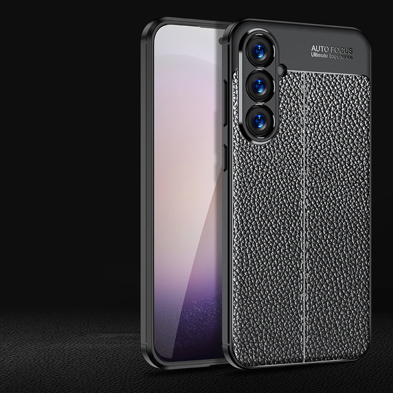 Shockproof Leather TPU Phone Bumper Case