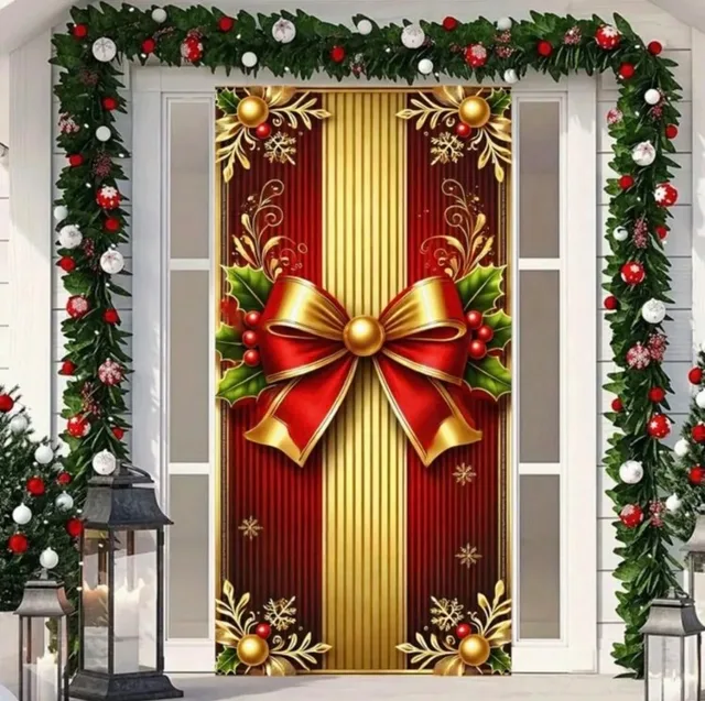 Santa Claus Christmas Door Banner 4