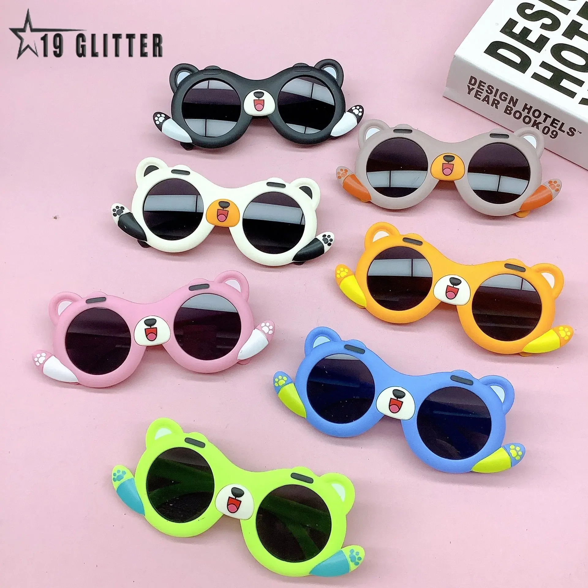 Kids sunglasses Children sunglasses Cartoon Tiger Outdoor Sun Protection UV400