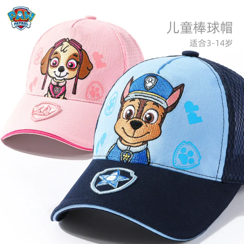 Genuine Paw Patrol Kids Baseball Cap Embroidery Children Girls Boys Sun Hat Spring Summer Outdoor Adjustable Visor Baby Cap 6