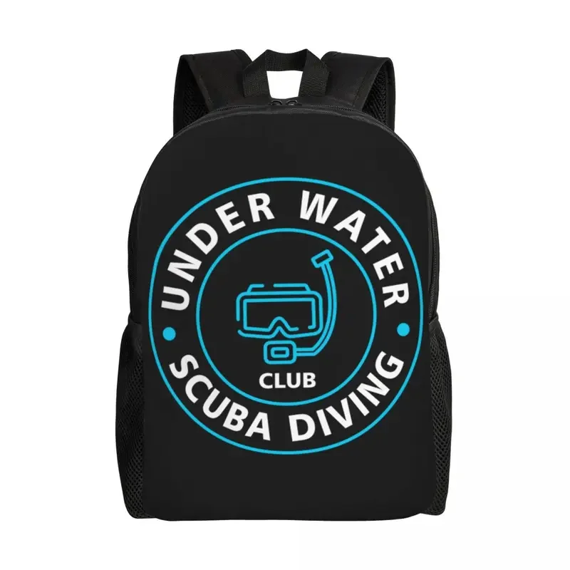 

Customized Scuba Diver Gifts Under Water Scuba Diving Travel Backpack School Computer Bookbag Dive College Student Daypack Bags