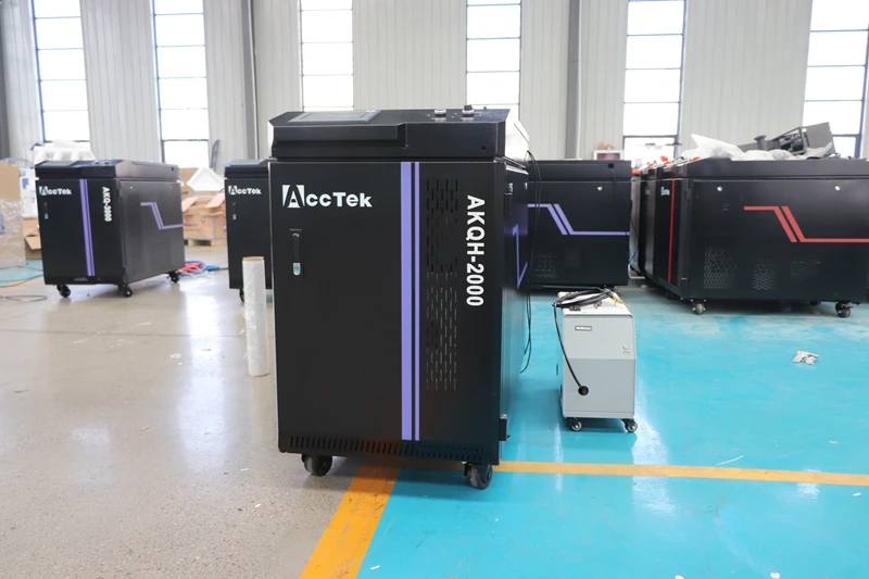 Acctek 3-in-1 JPT Powerful New Generation 1000w 1500w 2000w Fiber Laser Welding Cleaning Cutting Machine Paint Oil Engine Clean