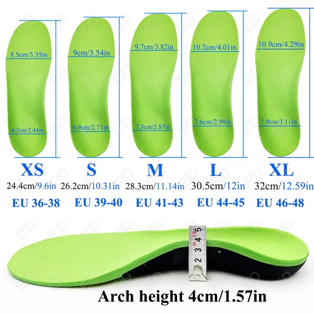 Insole EVA Orthopedic Shoes Sole Insoles For feet Arch Foot Pad X/O Leg