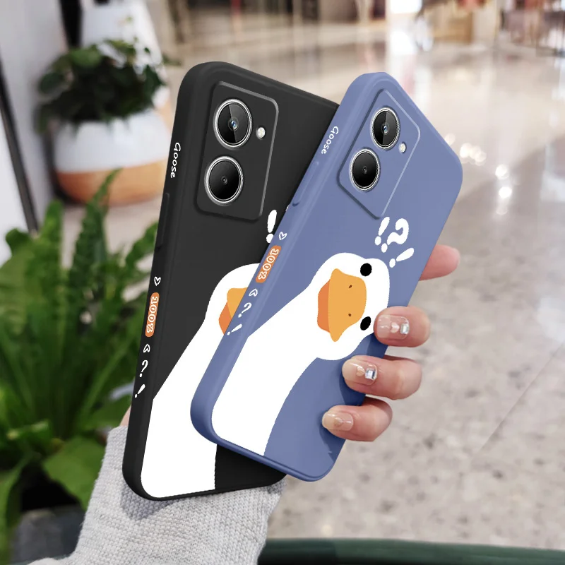Doubt Goose 휴대폰 케이스, OPPO Realme 10 10T 9 9i 8 8i 7 6 Pro Plus C35 C1 C12 C20 C21Y C25 C25S 커버