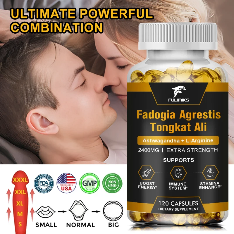 

Fadogia Agrestis & Tongkat Ali Capsule Natural Antioxidant Support Emotions, Improve Cognition & Sports Endurance