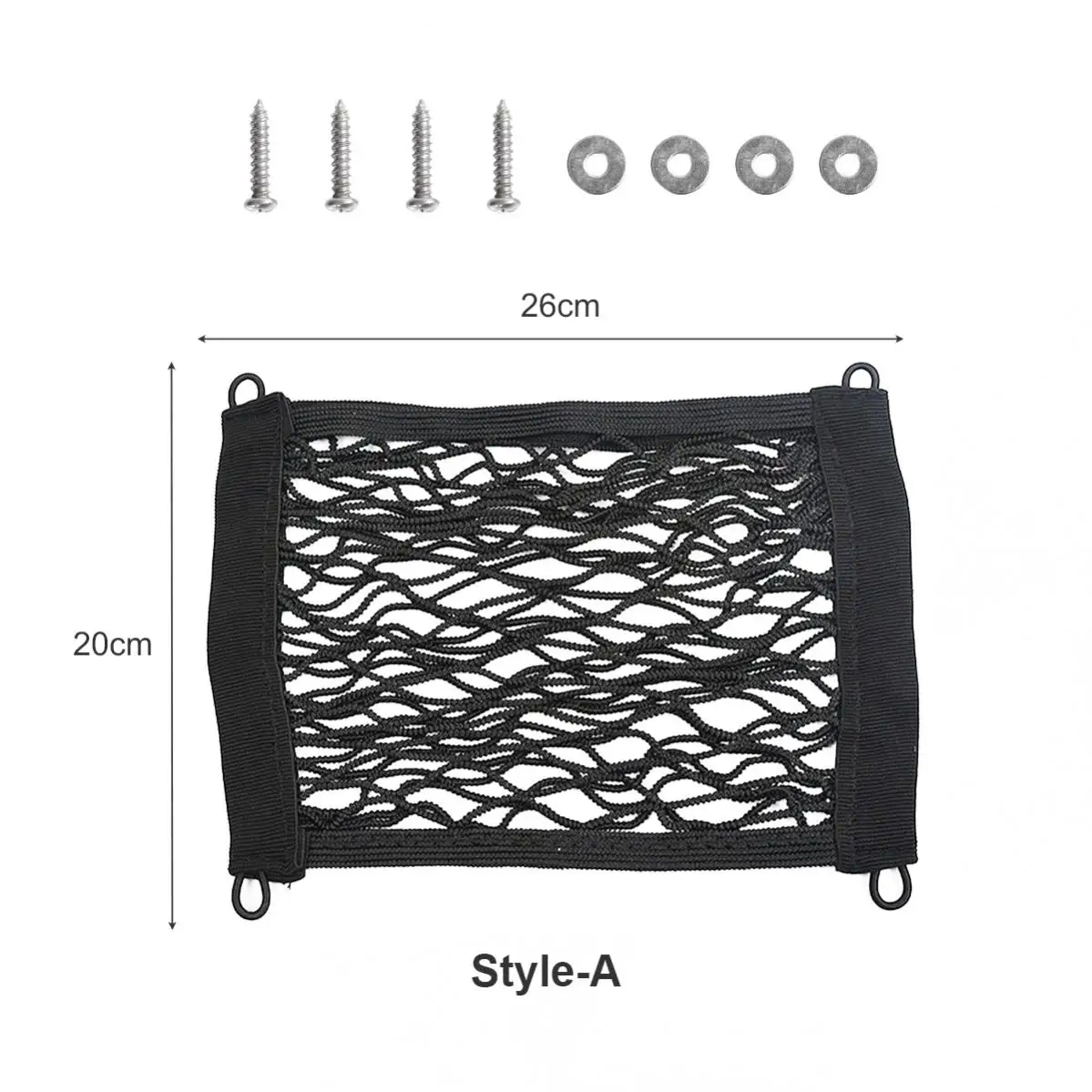 Black Motorcycle Luggage Net Bike Scooter Luggage Bags Mesh Web Bungee Hold Down Motorbike Helmet Storage Trunk Bag