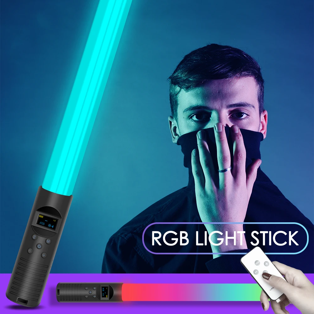 Vara de Luz Varinha com Tripé Suporte Festa Colorida Lâmpada Led Luz Preenchimento Handheld Flash Velocidadelight Fotografia Iluminação Vídeo Rgb - Image 4