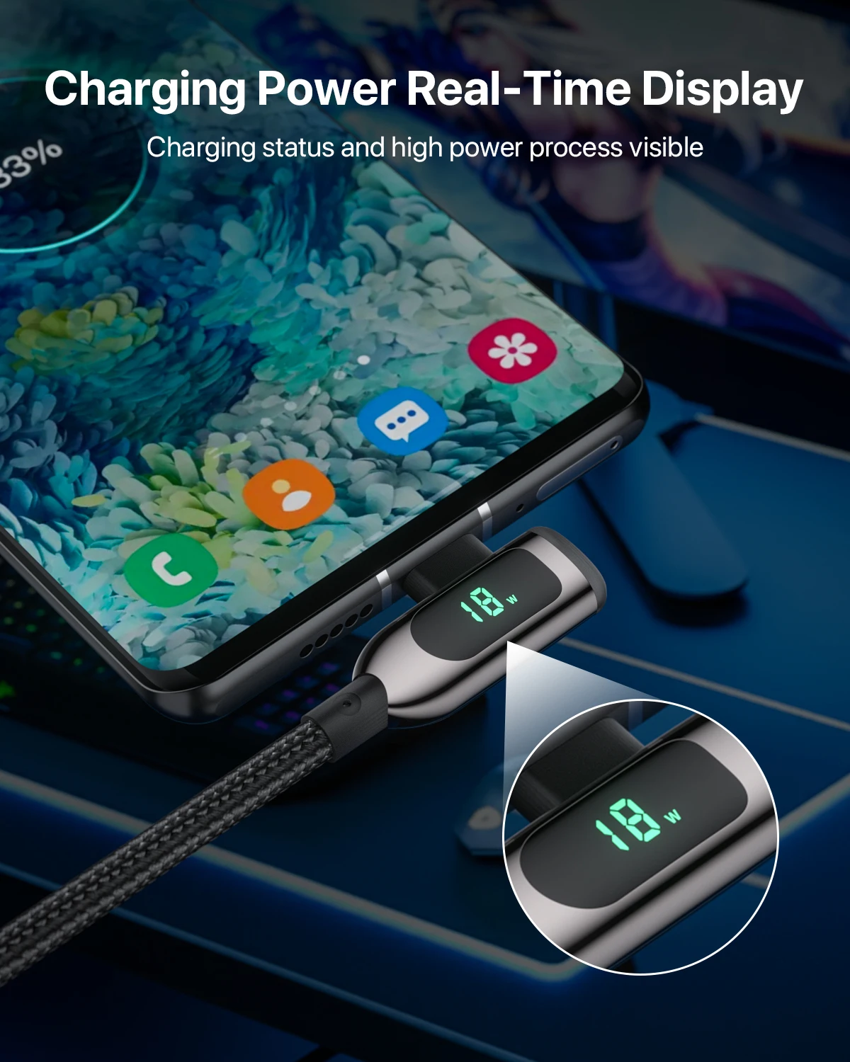 Mcdodo® LED 90 Gradi Cavo Lightning A USB Di Ricarica Veloce Cavo Dati Cavo 2 A In Lega Di Zinco - Foto 9