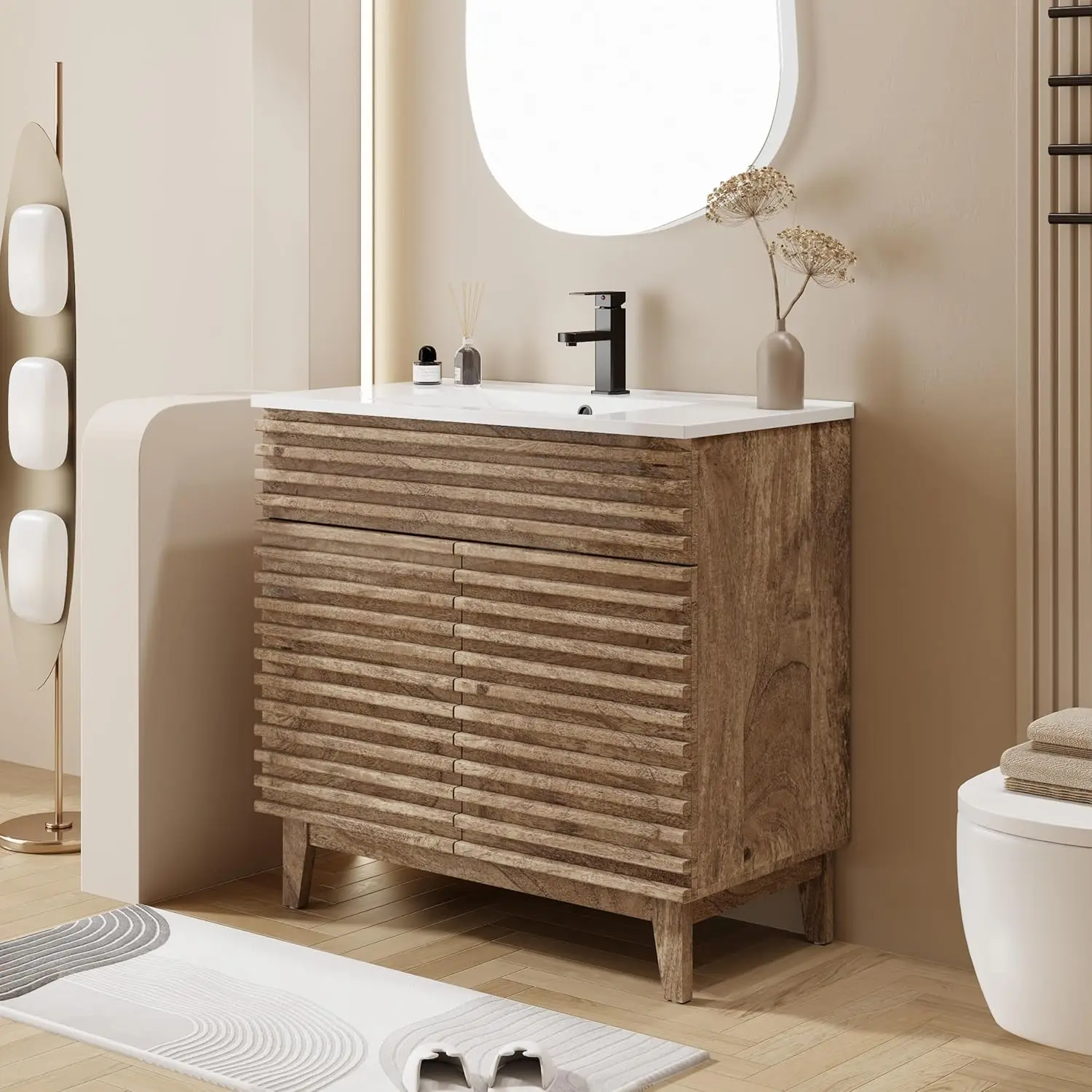 36" Mid-Century Vanity 3