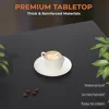 Coffee Table with Storage, Small Square Center Tables with Seamless One-Piece Tabletop Farmhouse Style,Coffee Table 6