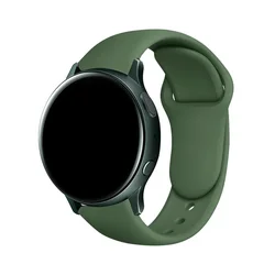 Versatile Silicone Sports Strap - Multiple Sizes - Forerunner 245 645 (Army Green)